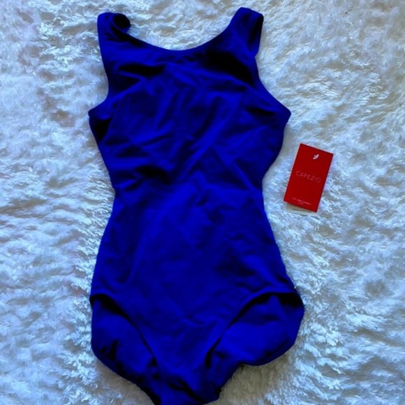 Capezio Leotard NWT Blue Small - Picture 1 of 6